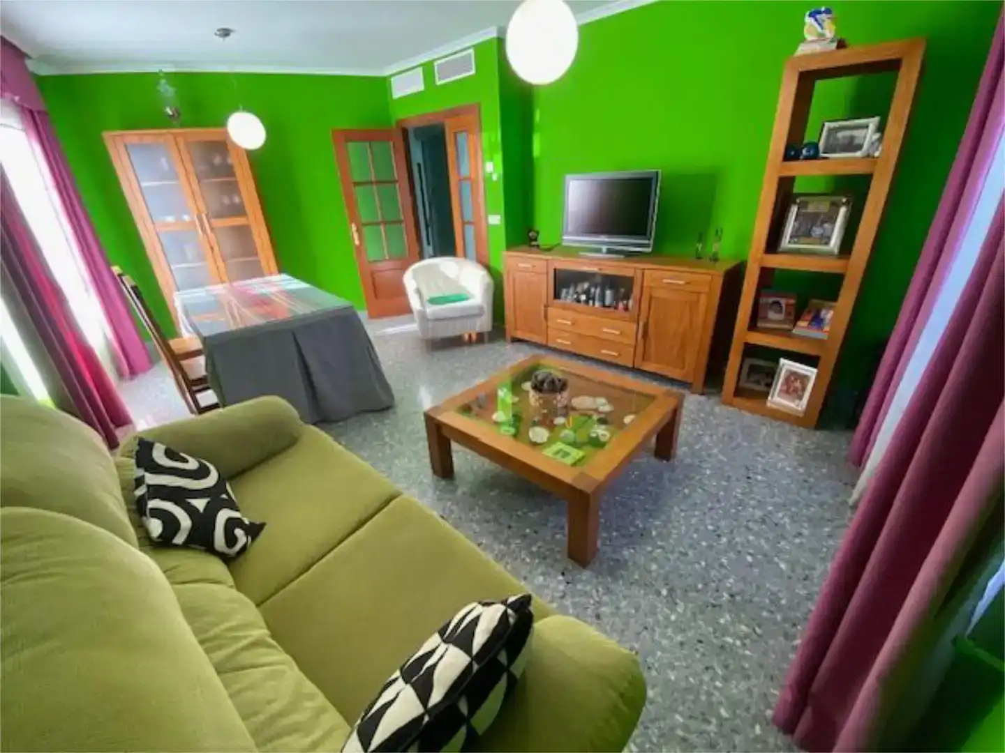 Wohnzimmer von Wohnung zum Verkauf in Montijo mit Balkon