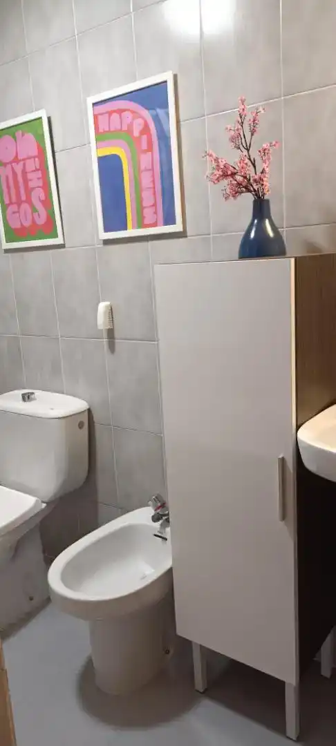 Bathroom of Flat for rent in Pollença  with Air Conditioner, Private garden and Furnished