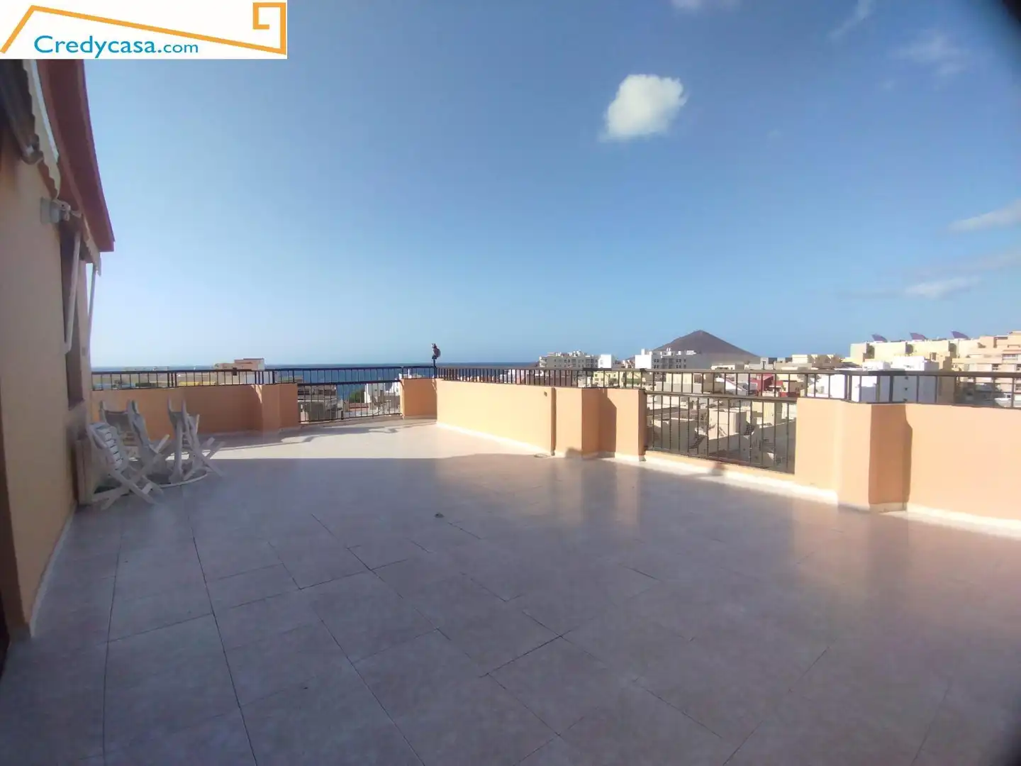 Terrasse von Dachboden zur Miete in Granadilla de Abona mit Terrasse, Möbliert und Balkon