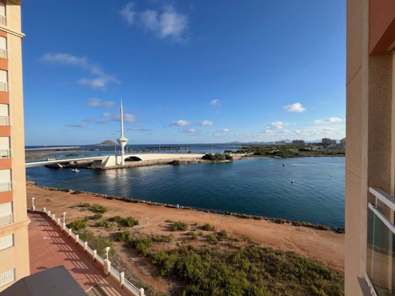 Exterior view of Flat for sale in Cartagena  with Furnished, Balcony and Community pool