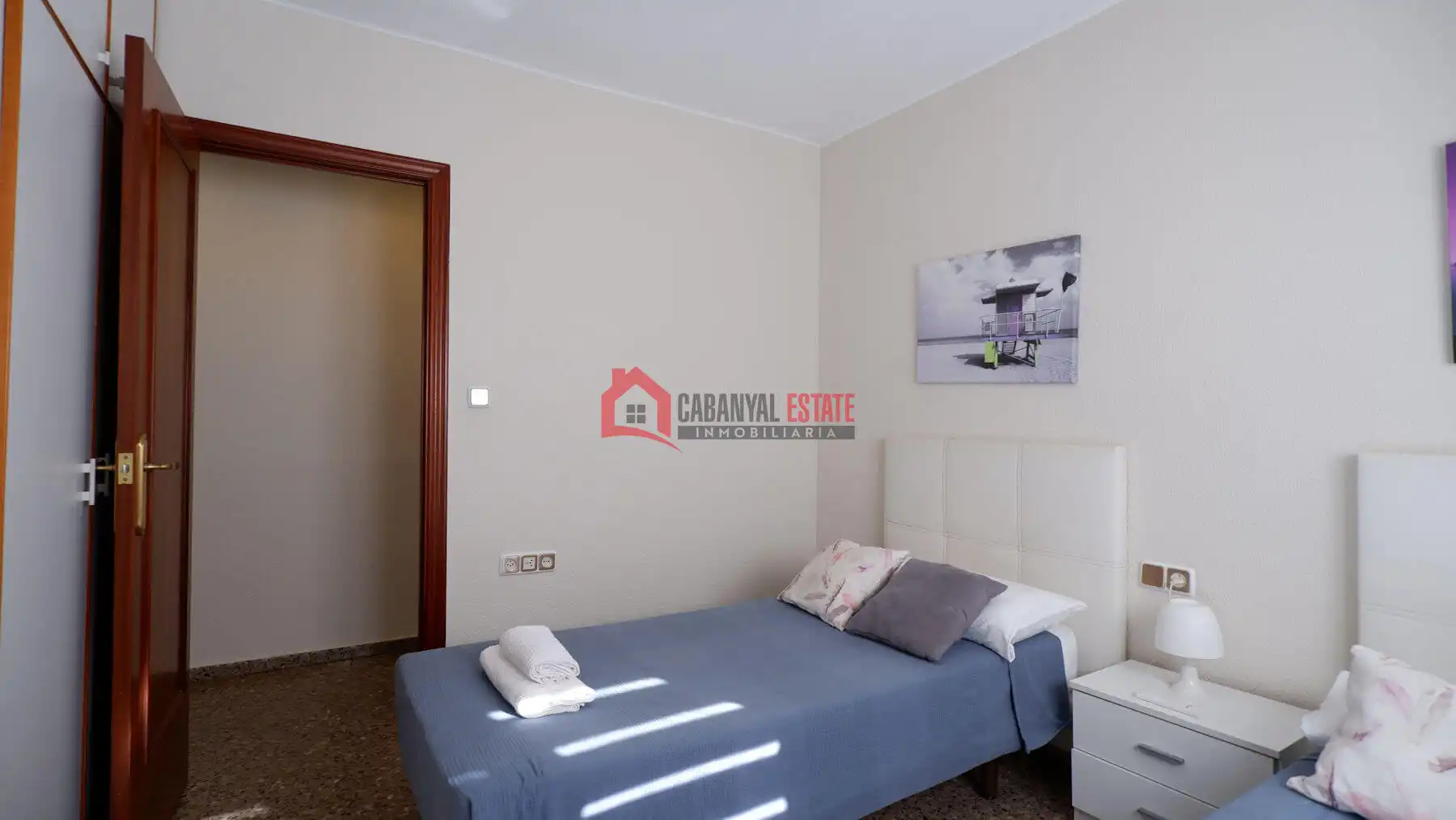 Schlafzimmer von Wohnungen zur Miete in Valencia mit Klimaanlage, Heizung und Möbliert