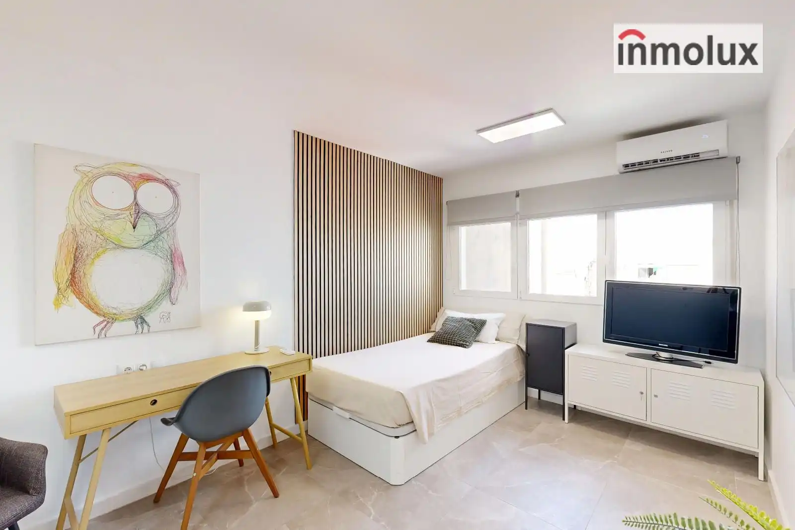 Habitación de Casa adosada en venta en Alicante / Alacant con Aire acondicionado, Calefacción y Terraza