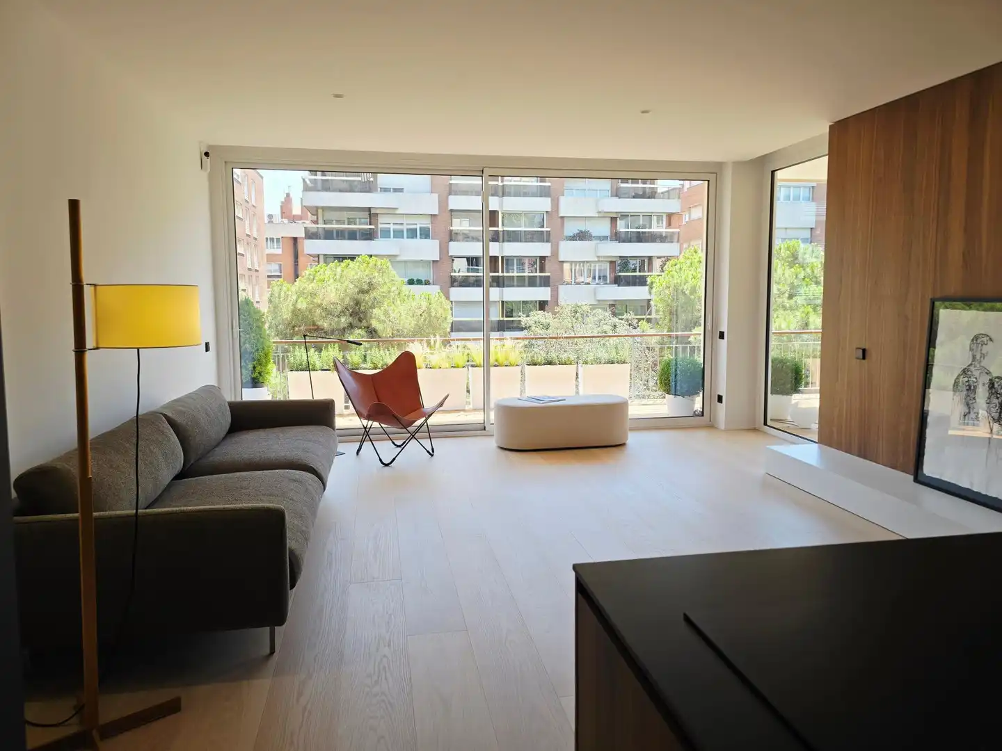 Sala d'estar de Pis en venda en Barcelona amb Aire condicionat, Calefacció i Terrassa