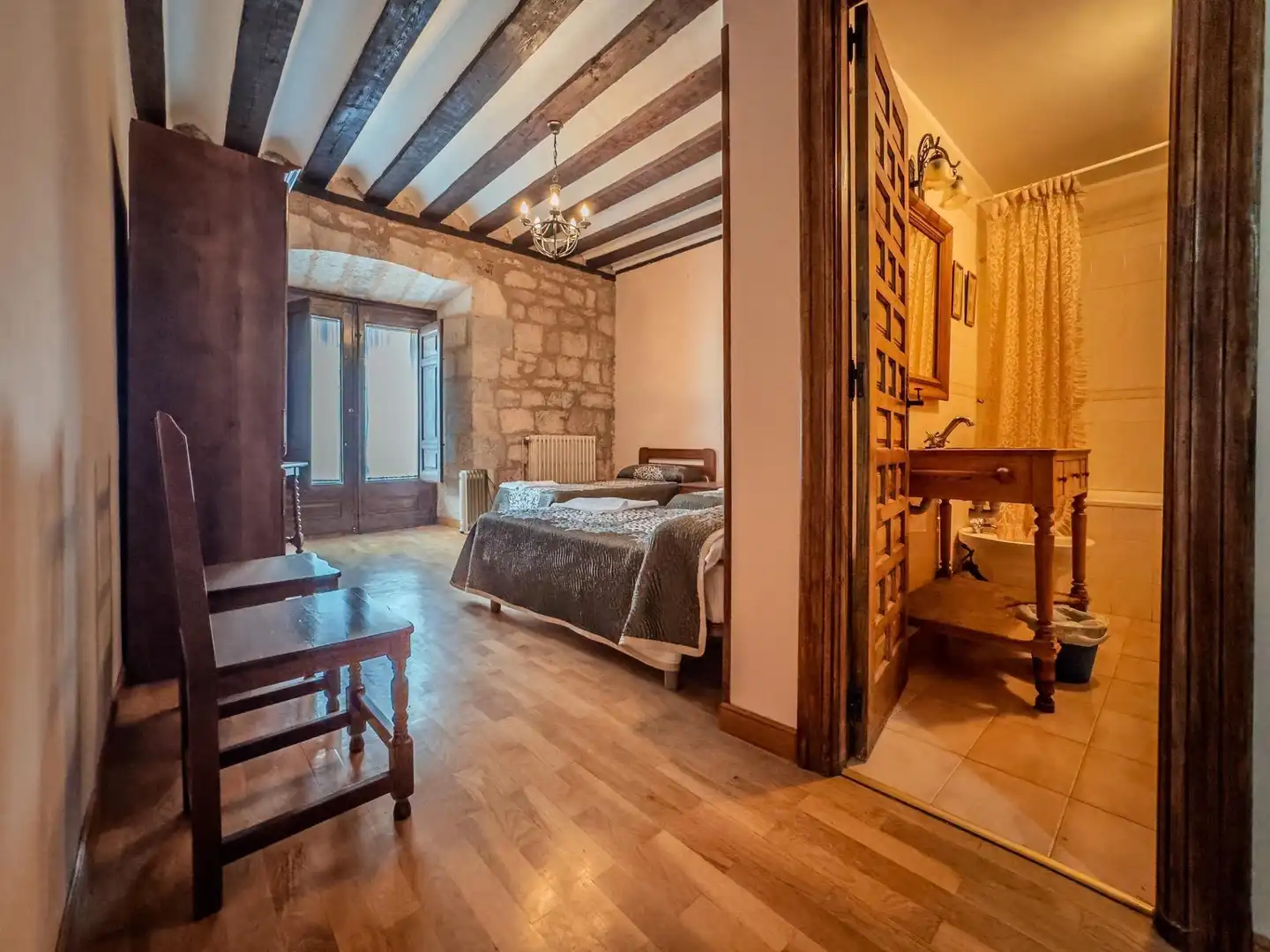 Bedroom of Country homes for sale in Briviesca  with Heating, Private garden and Terrace