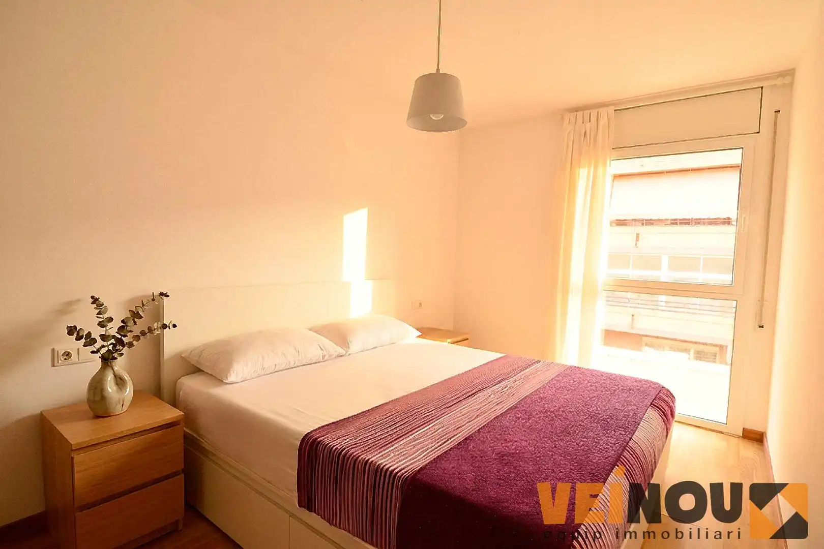 Bedroom of Flat for sale in Badalona  with Air Conditioner, Heating and Terrace