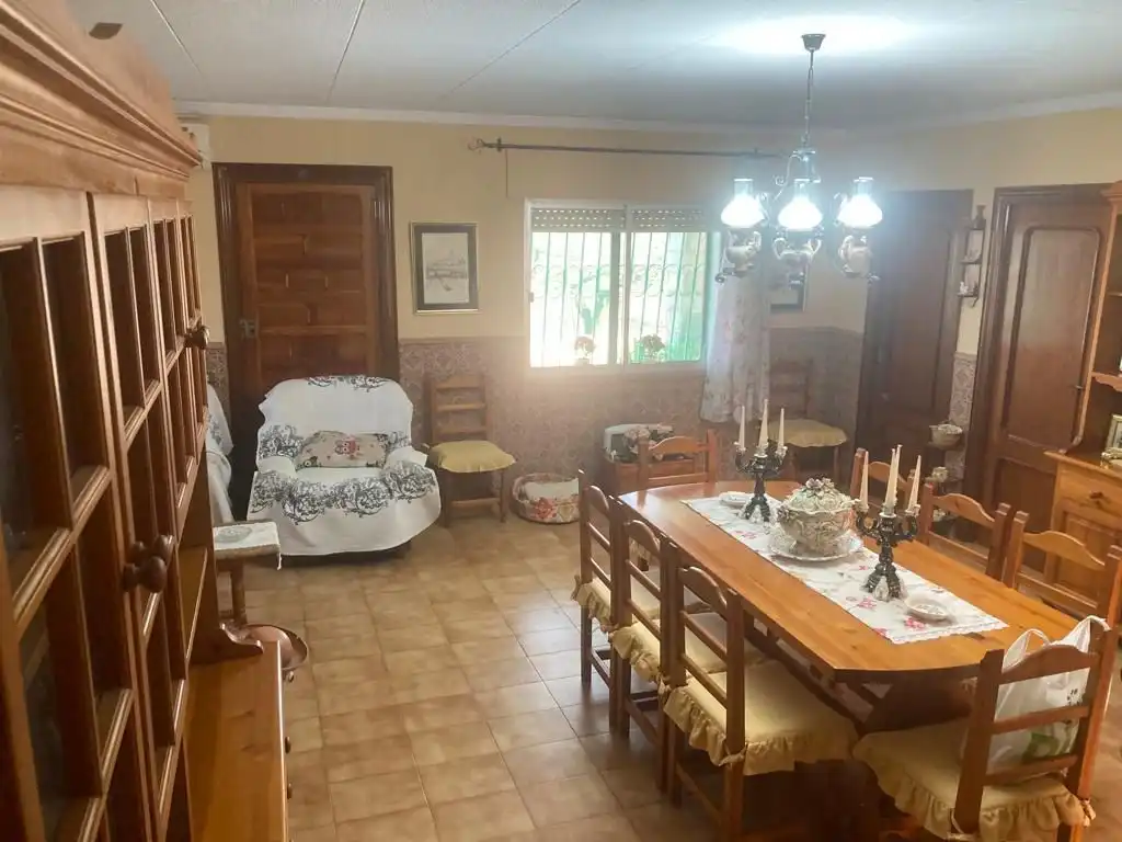 Menjador de Casa o xalet en venda en Fuente Álamo de Murcia amb Jardí privat i Traster