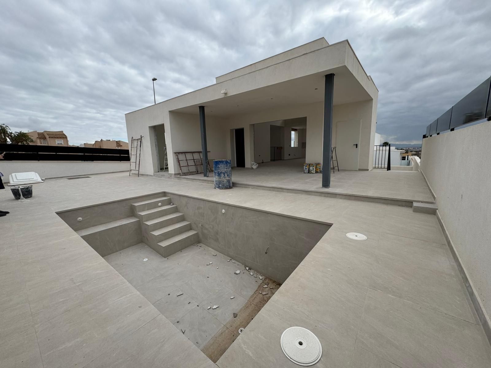 Exterior view of House or chalet for sale in  Murcia Capital  with Air Conditioner, Storage room and Swimming Pool
