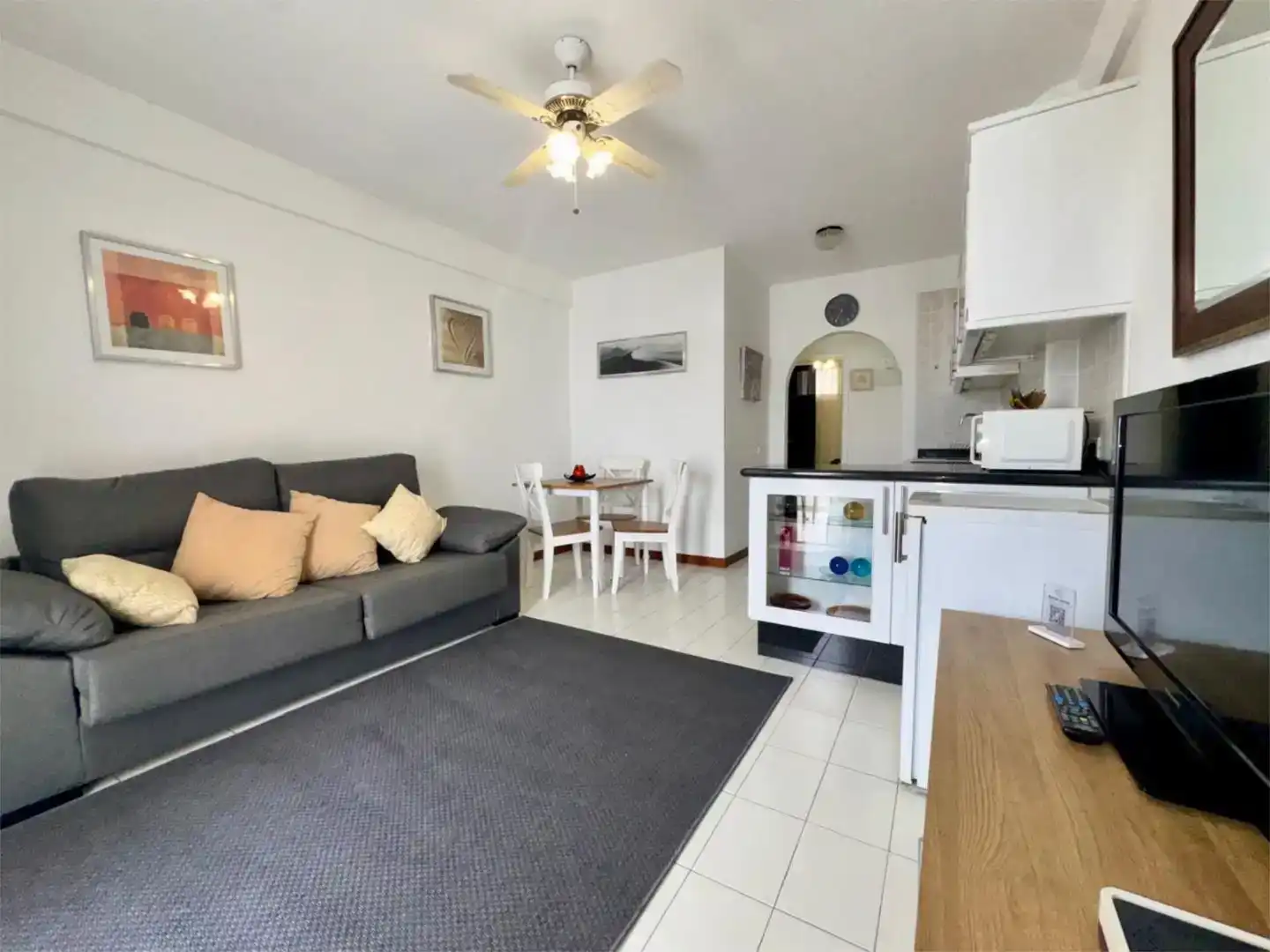 Living room of Apartments for rent in Arona  with Swimming Pool, Furnished and Balcony