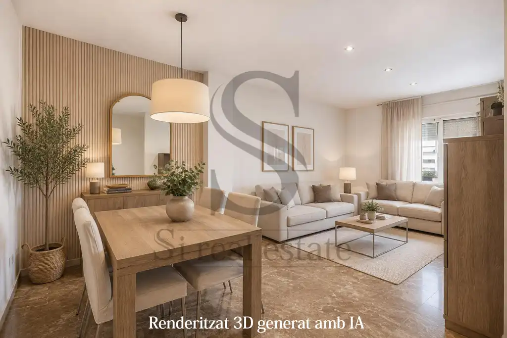 Living room of Flat for sale in Barcelona  with Air Conditioner, Heating and Terrace
