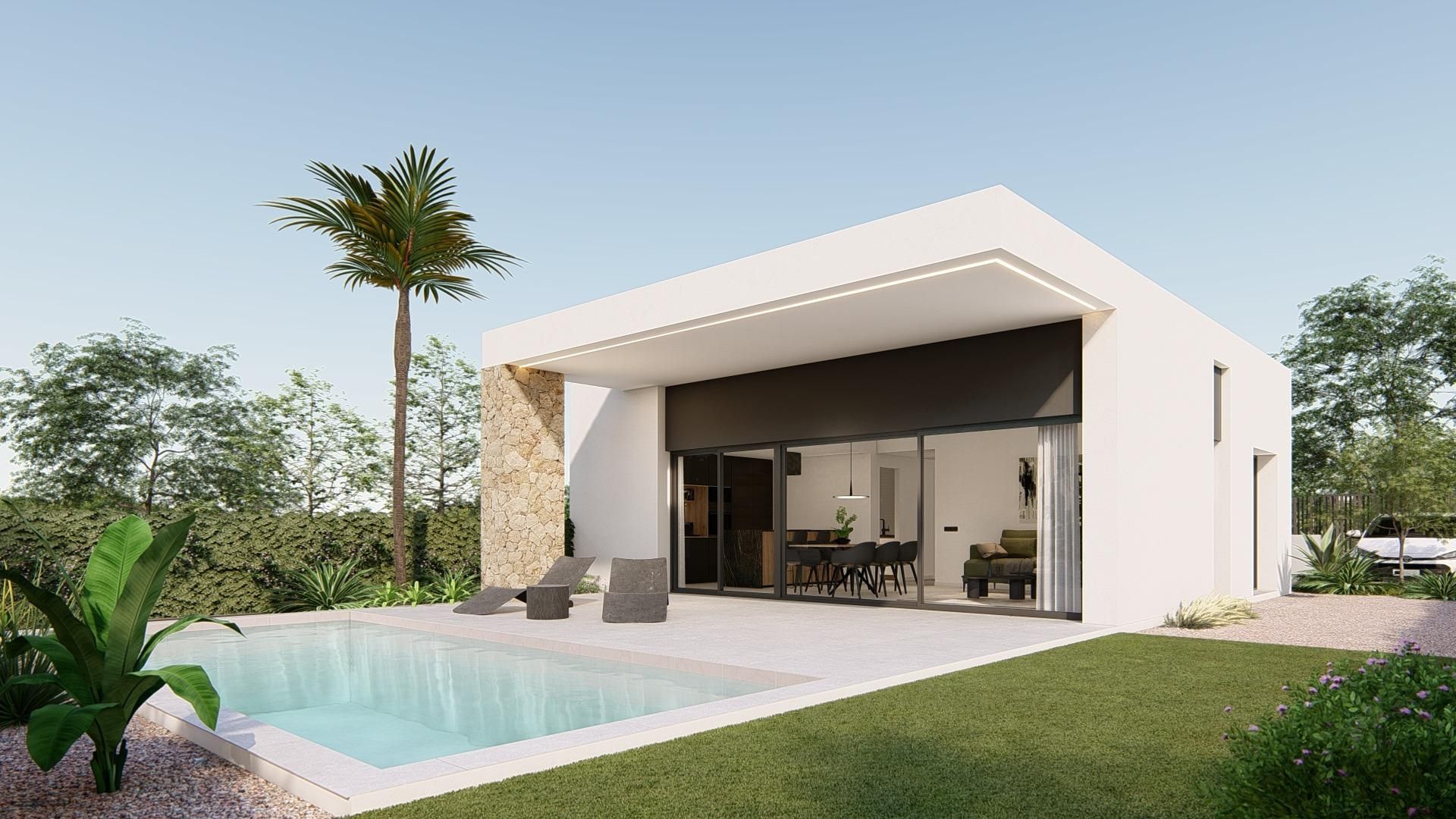 Vista exterior de Casa o xalet en venda en Molina de Segura amb Aire condicionat, Calefacció i Jardí privat