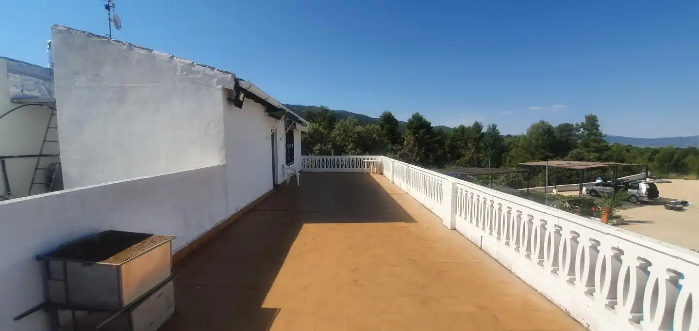 Terrasse von Country house zum Verkauf in Ibi mit Terrasse und Schwimmbad