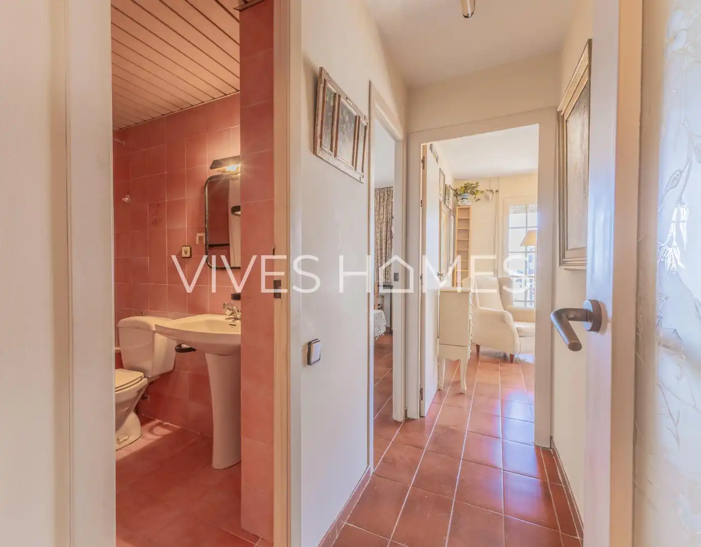 Bathroom of Flat for sale in Sant Andreu de Llavaneres  with Heating, Terrace and Furnished