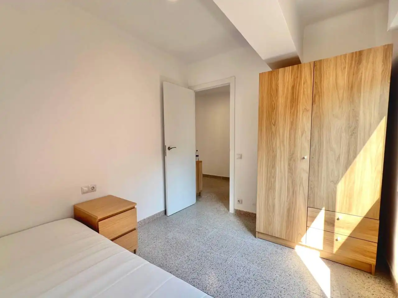 Schlafzimmer von Wohnung zur Miete in Barcelona mit Terrasse und Möbliert