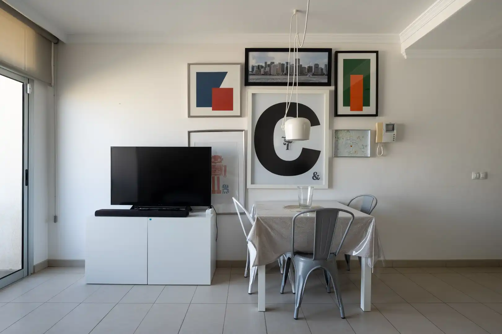 Esszimmer von Wohnung zur Miete in Telde mit Klimaanlage, Terrasse und Möbliert