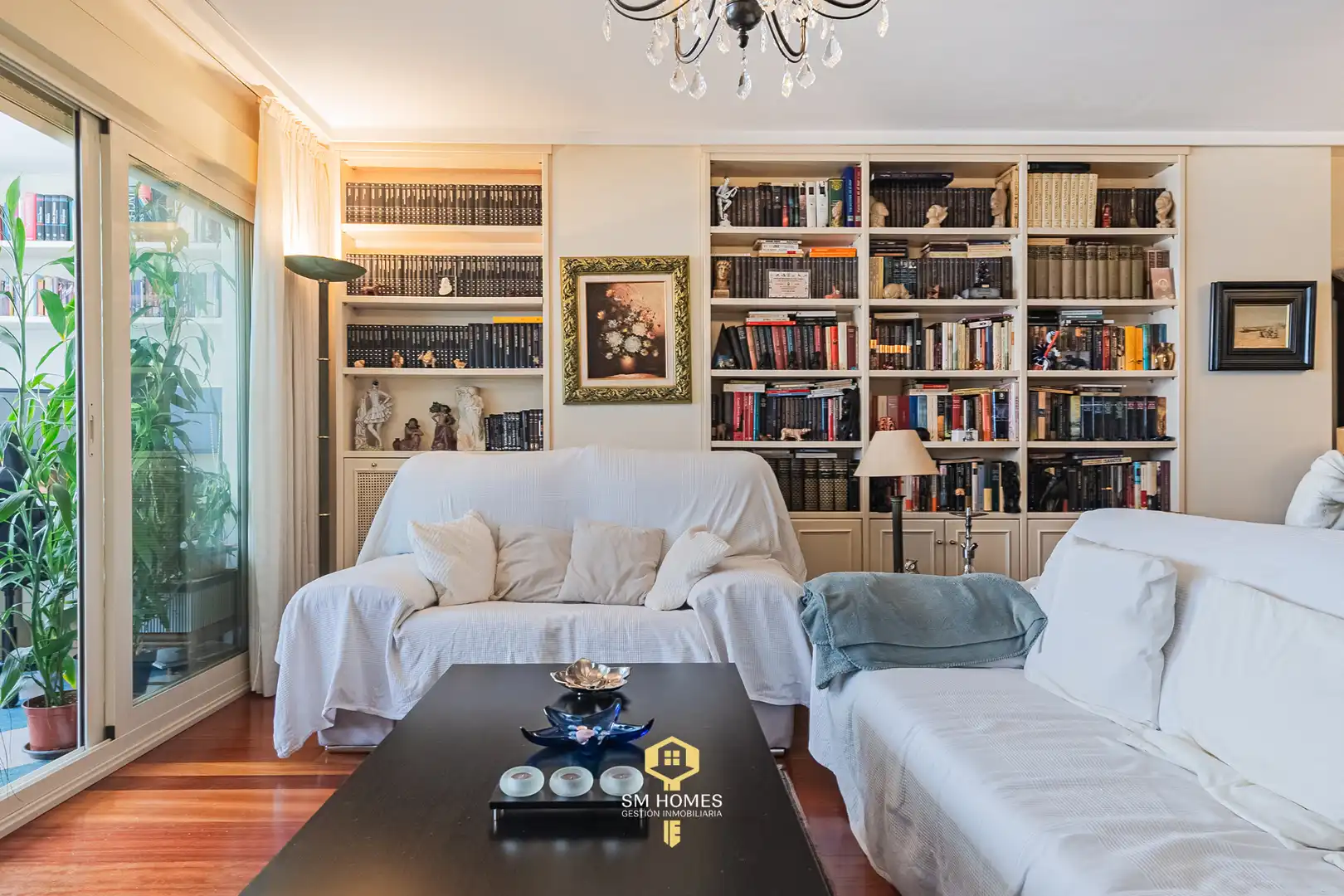 Wohnzimmer von Wohnung zum Verkauf in Madrid mit Klimaanlage, Heizung und Terrasse