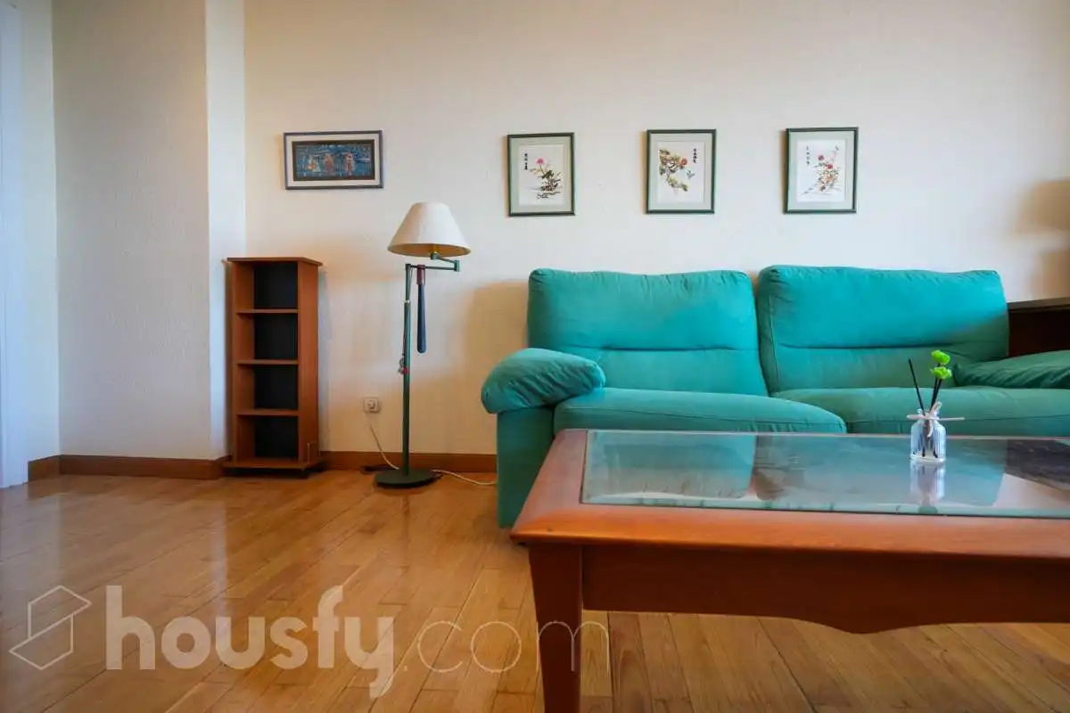 Wohnzimmer von Wohnung zum Verkauf in Madrid mit Klimaanlage, Heizung und Terrasse