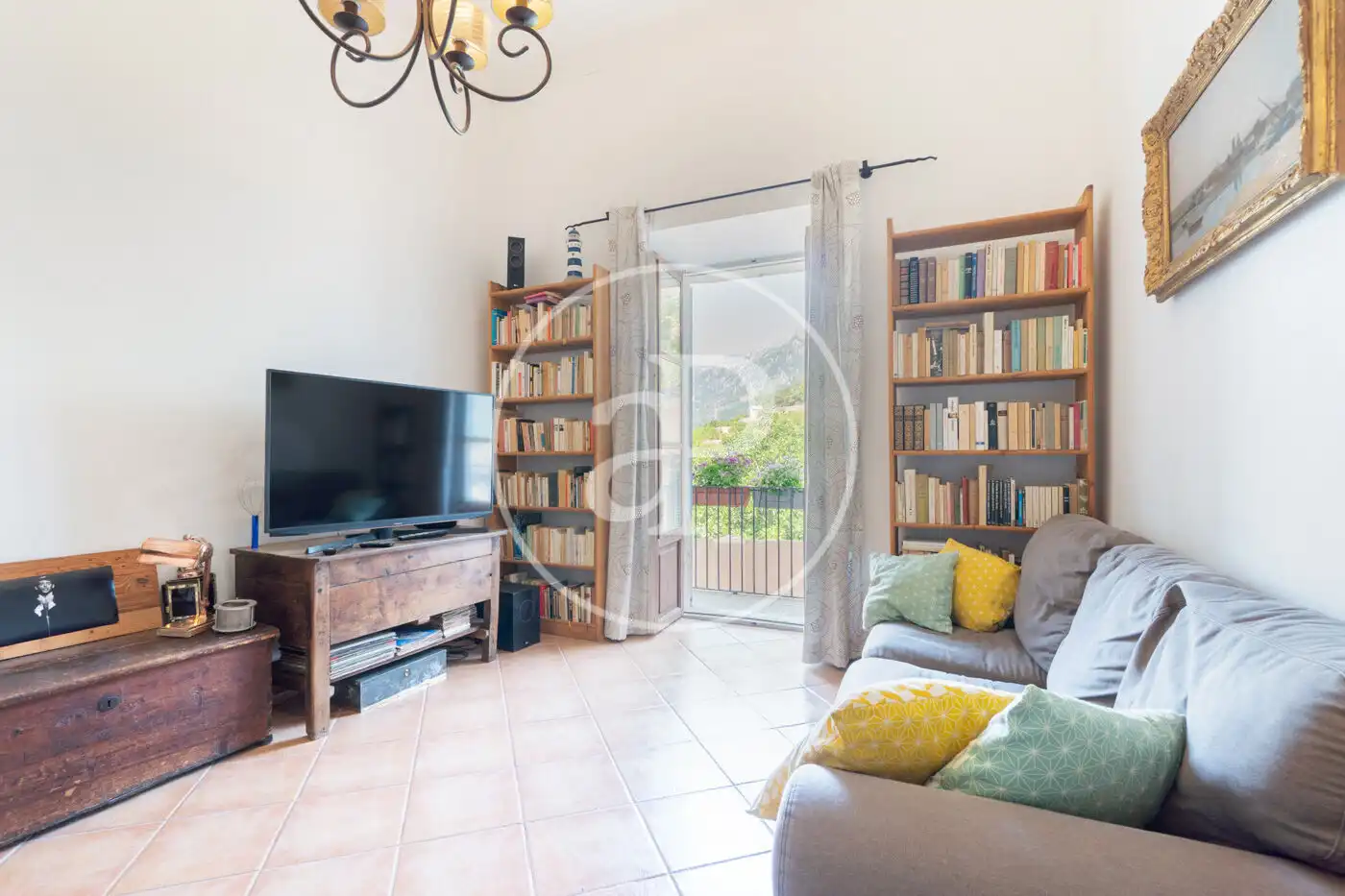 Sala de estar de Piso en venta en Sóller con Balcón