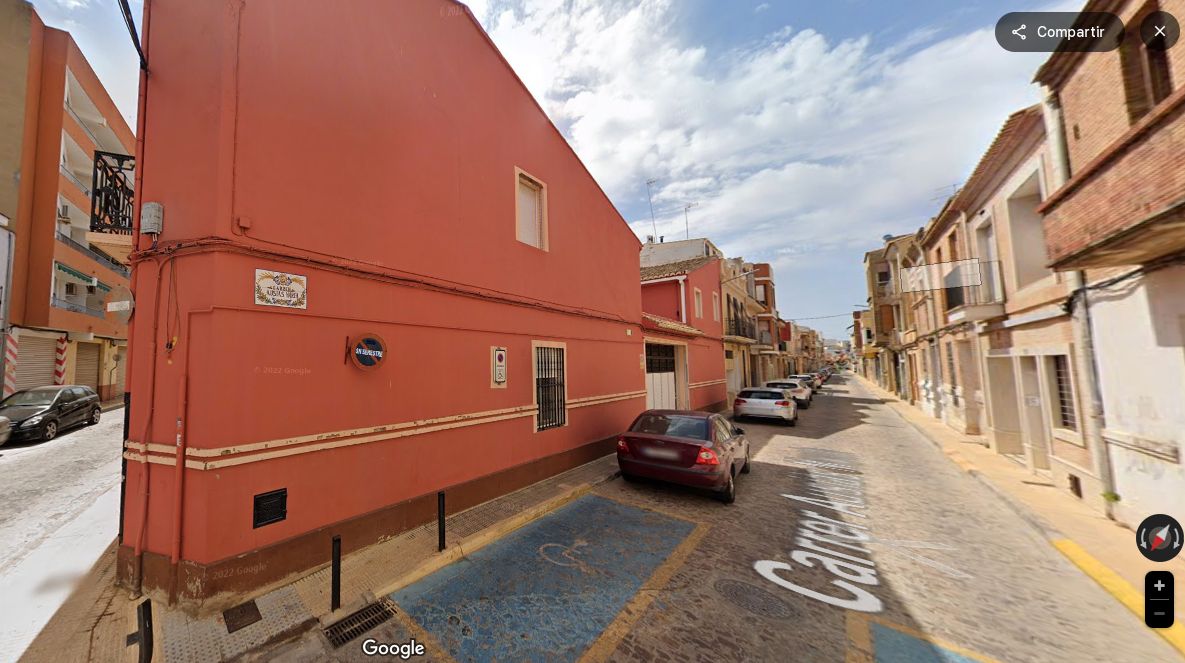 Vista exterior de Casa adosada en venda en Catarroja