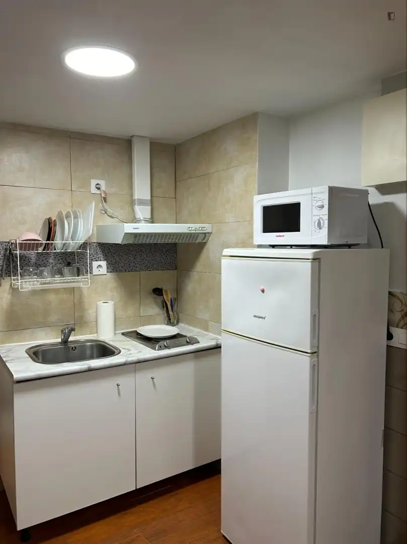Küche von Wohnung zur Miete in L'Hospitalet de Llobregat mit Klimaanlage, Heizung und Möbliert