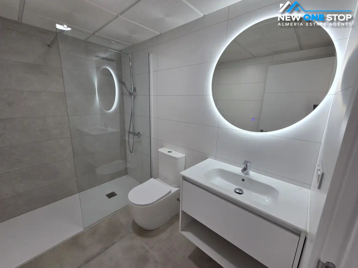 Bany de Casa adosada en venda en Mojácar amb Jardí privat, Terrassa i Piscina