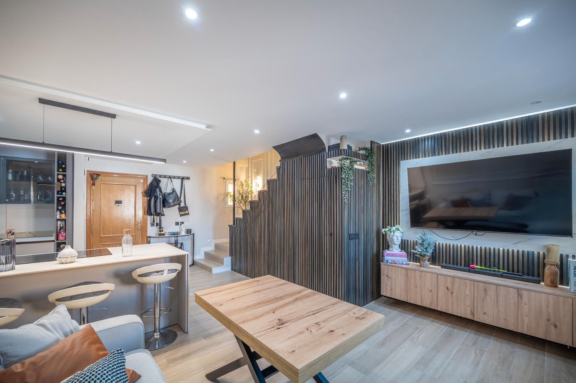 Sala de estar de Piso en venta en Alhendín con Aire acondicionado, Calefacción y Trastero