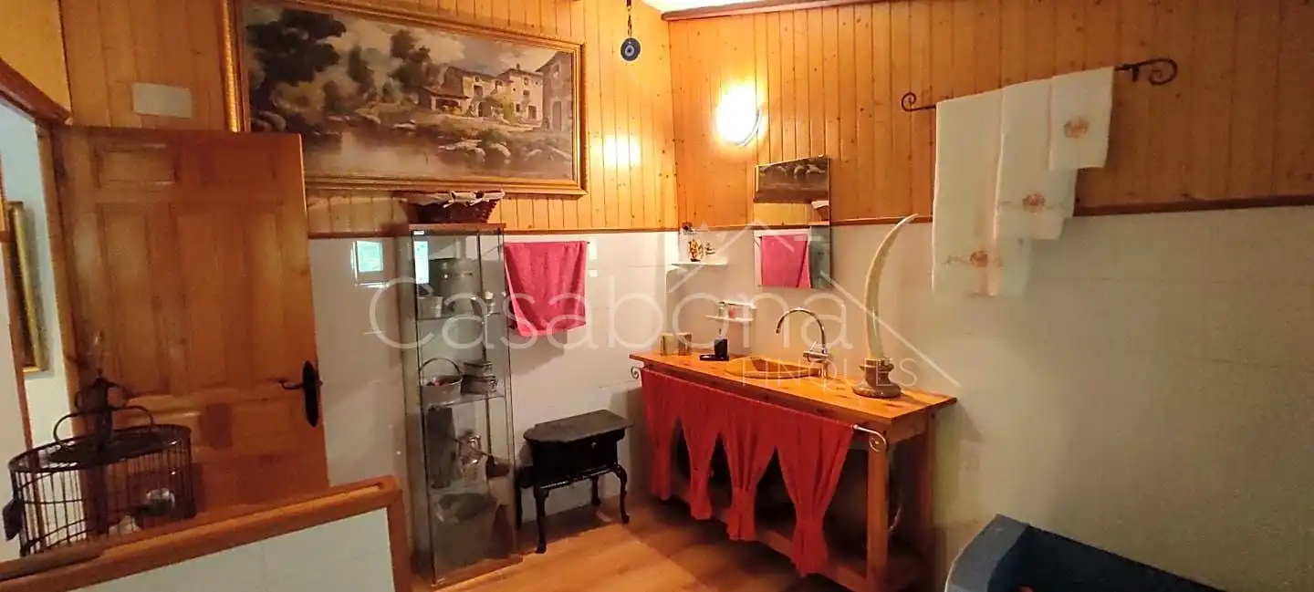 Cocina de Finca rústica en venta en Arbúcies con Jardín privado, Terraza y Amueblado