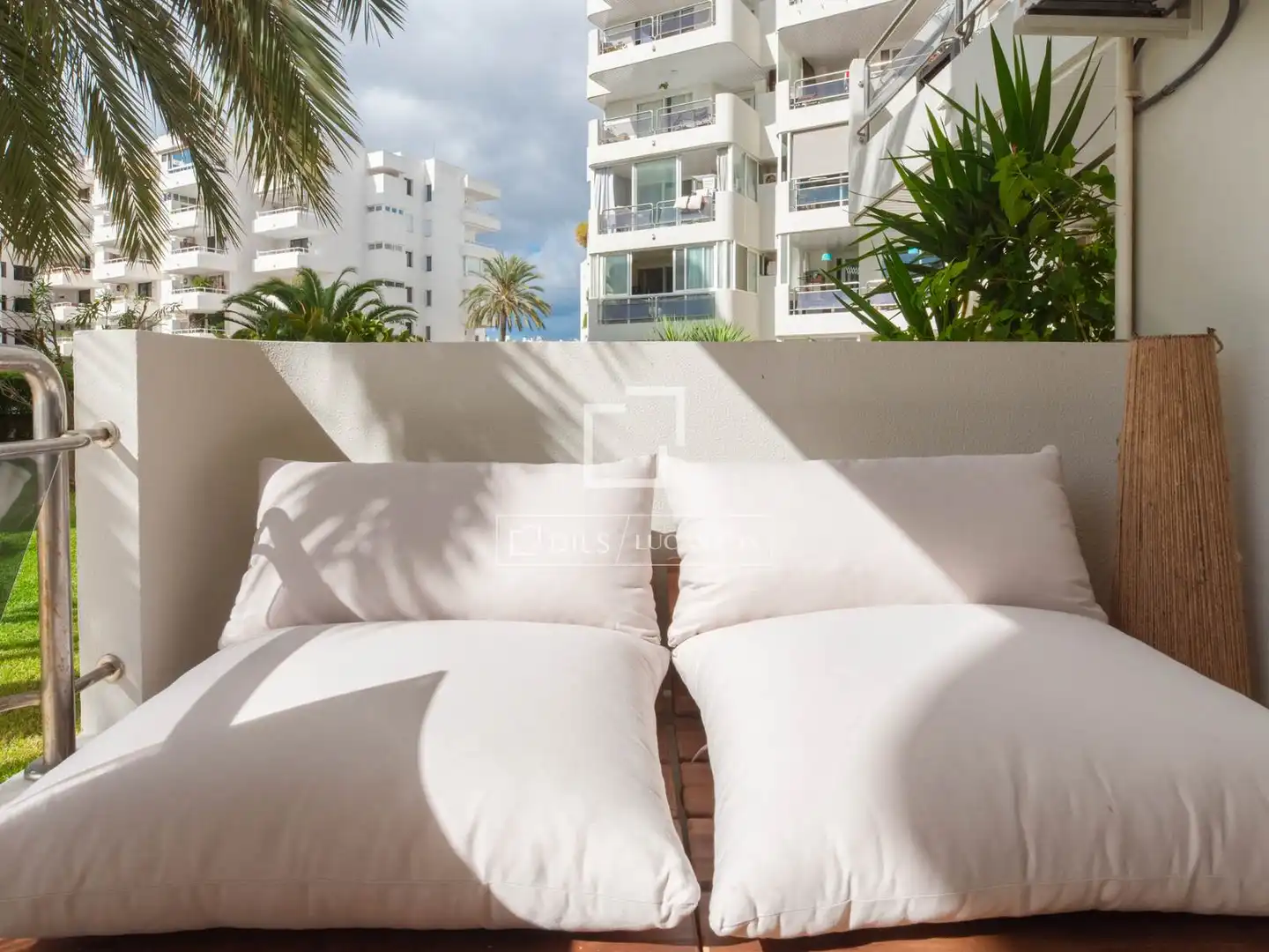 Terrasse von Wohnung zum Verkauf in Eivissa mit Klimaanlage, Heizung und Privatgarten