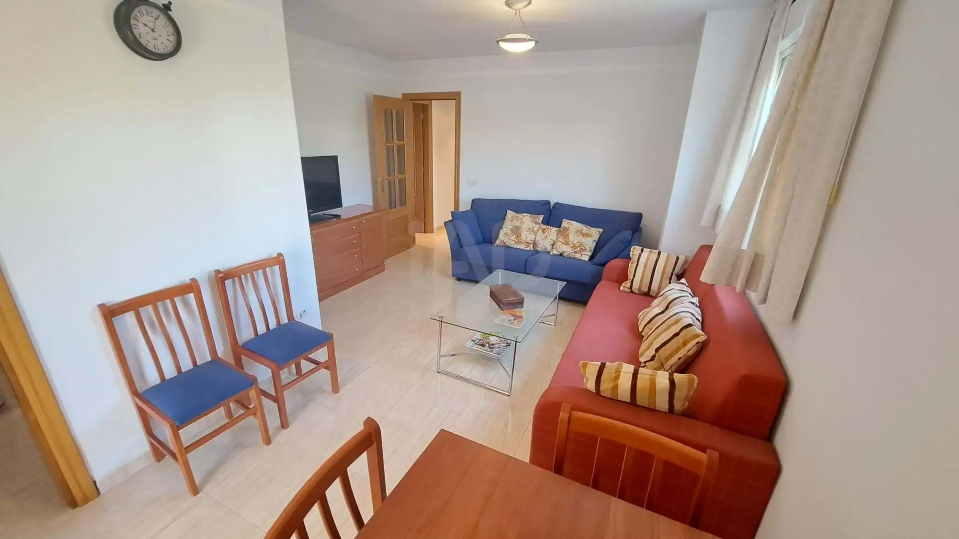 Wohnzimmer von Wohnung zum Verkauf in Oropesa del Mar / Orpesa mit Klimaanlage, Terrasse und Schwimmbad