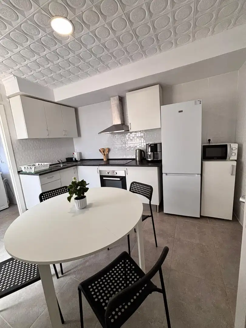 Kitchen of Flat for share in Elche / Elx  with Heating, Terrace and Furnished
