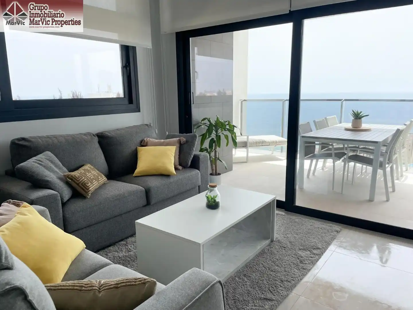 Wohnzimmer von Wohnung zum Verkauf in Benidorm mit Terrasse, Möbliert und Gemeinschaftspool