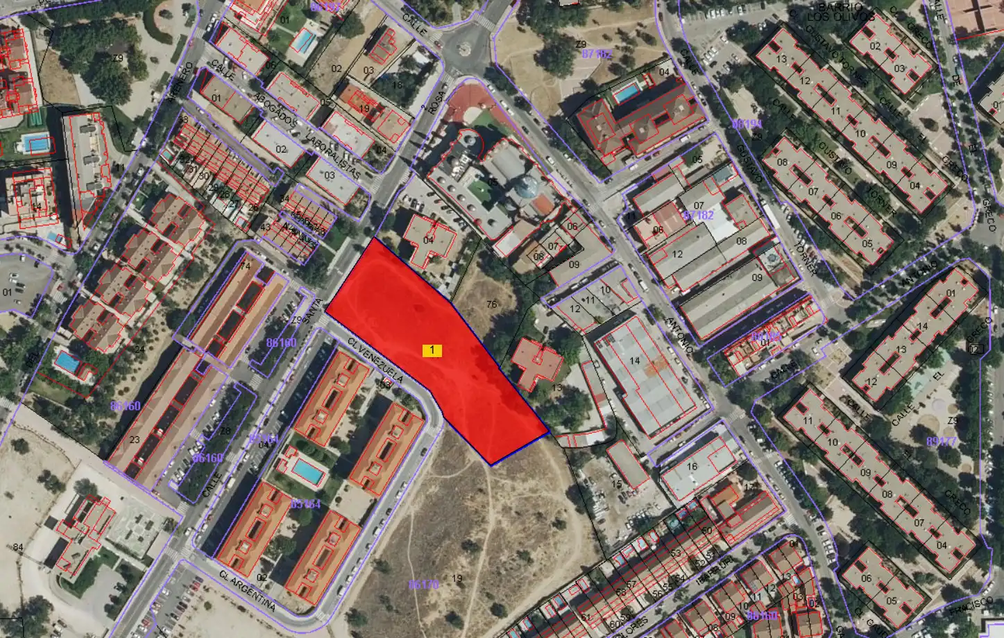 Terreny residencial en venda a Calle Santa Rosa 5D