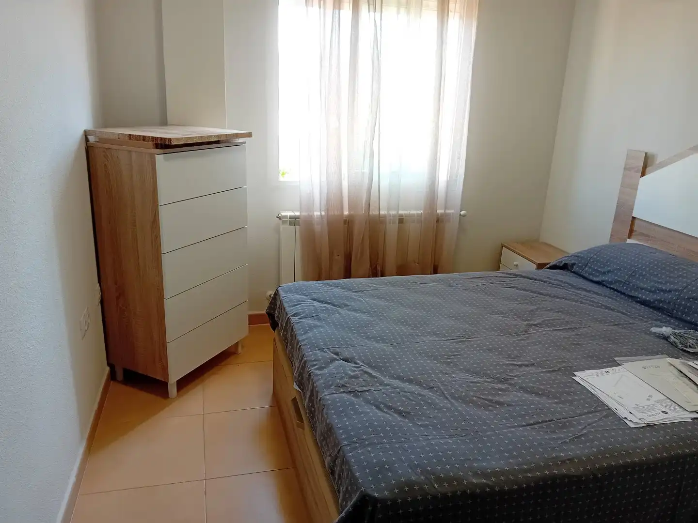 Bedroom of Flat for sale in Pozuelo de Calatrava  with Air Conditioner, Heating and Furnished