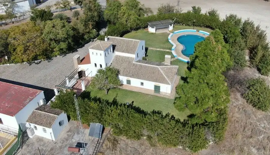 Exterior view of Country homes for sale in Marchena  with Terrace and Swimming Pool