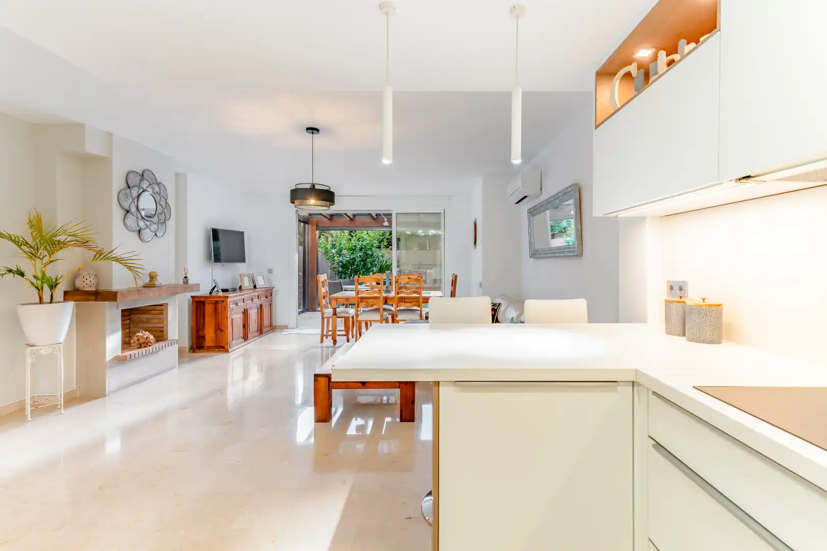 Kitchen of Detached homes for sale in Benalmádena  with Air Conditioner, Private garden and Terrace