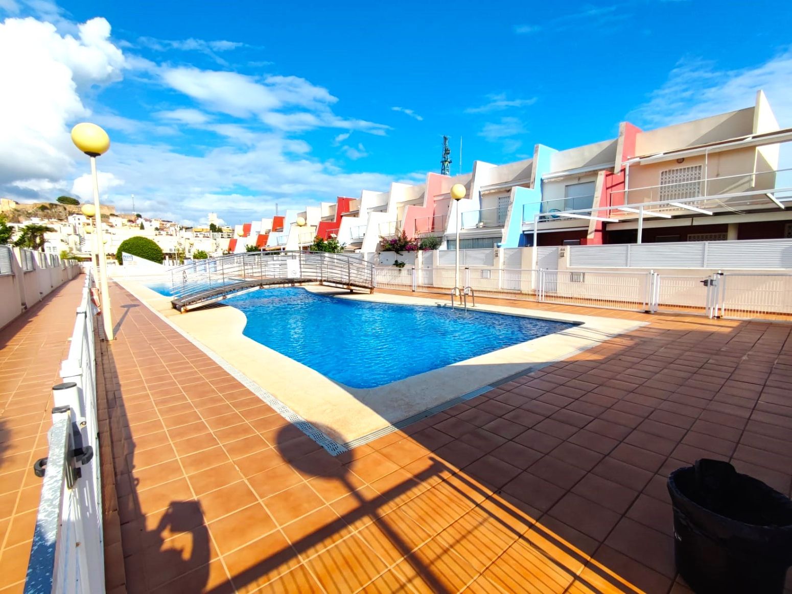 Swimming pool of Single-family semi-detached for sale in Oropesa del Mar / Orpesa  with Air Conditioner, Heating and Private garden