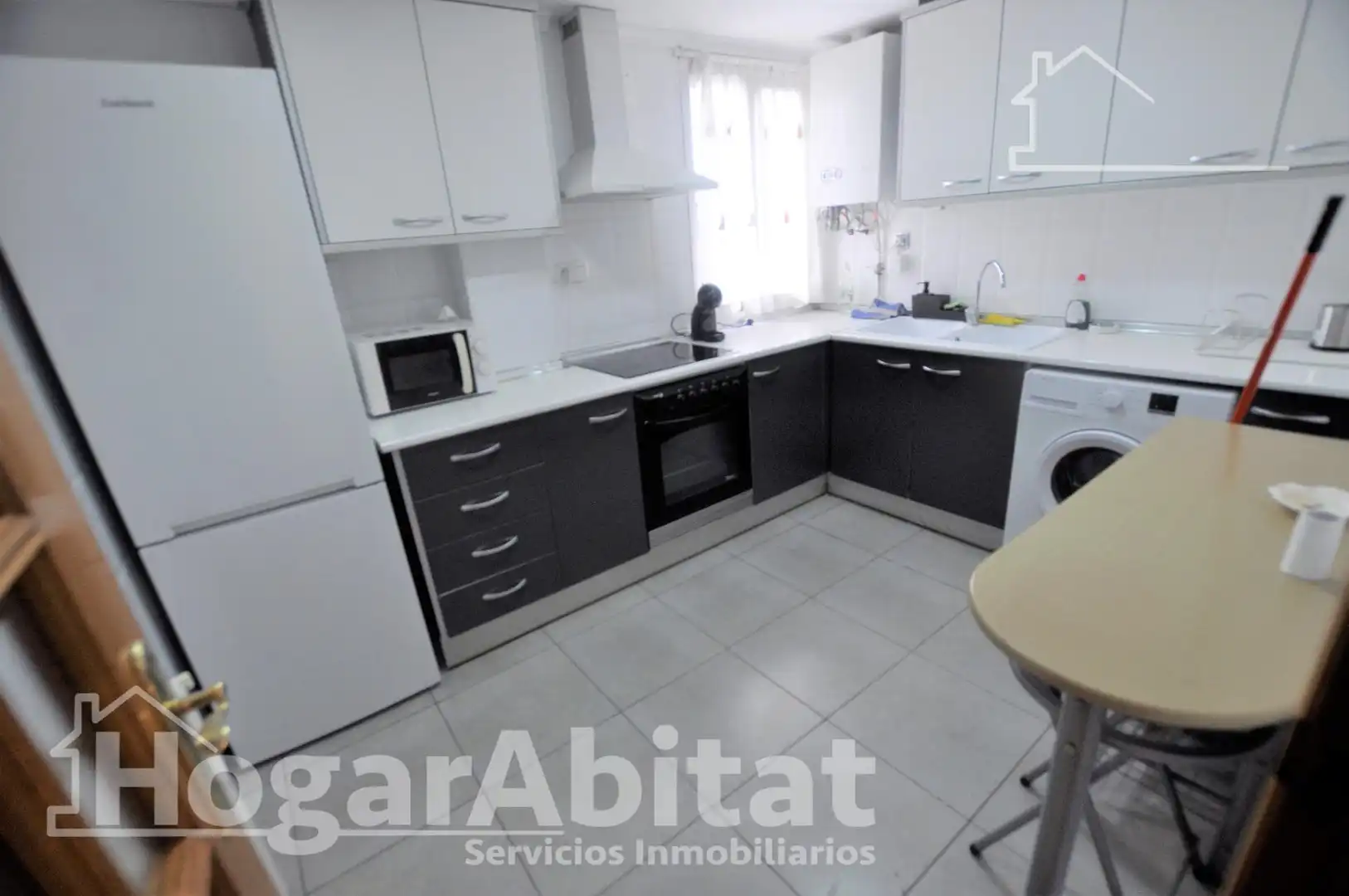 Küche von Dachboden zum Verkauf in Valencia mit Klimaanlage, Heizung und Terrasse