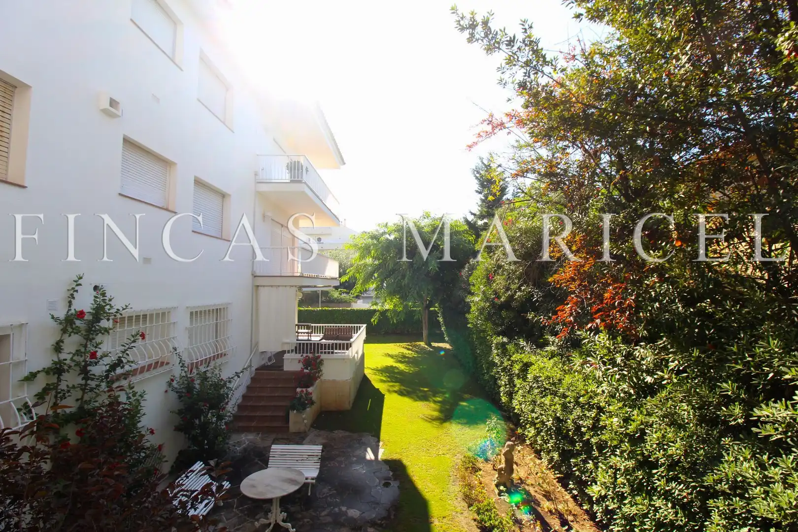 Garten von Wohnung zur Miete in Can Girona - Terramar - Vinyet