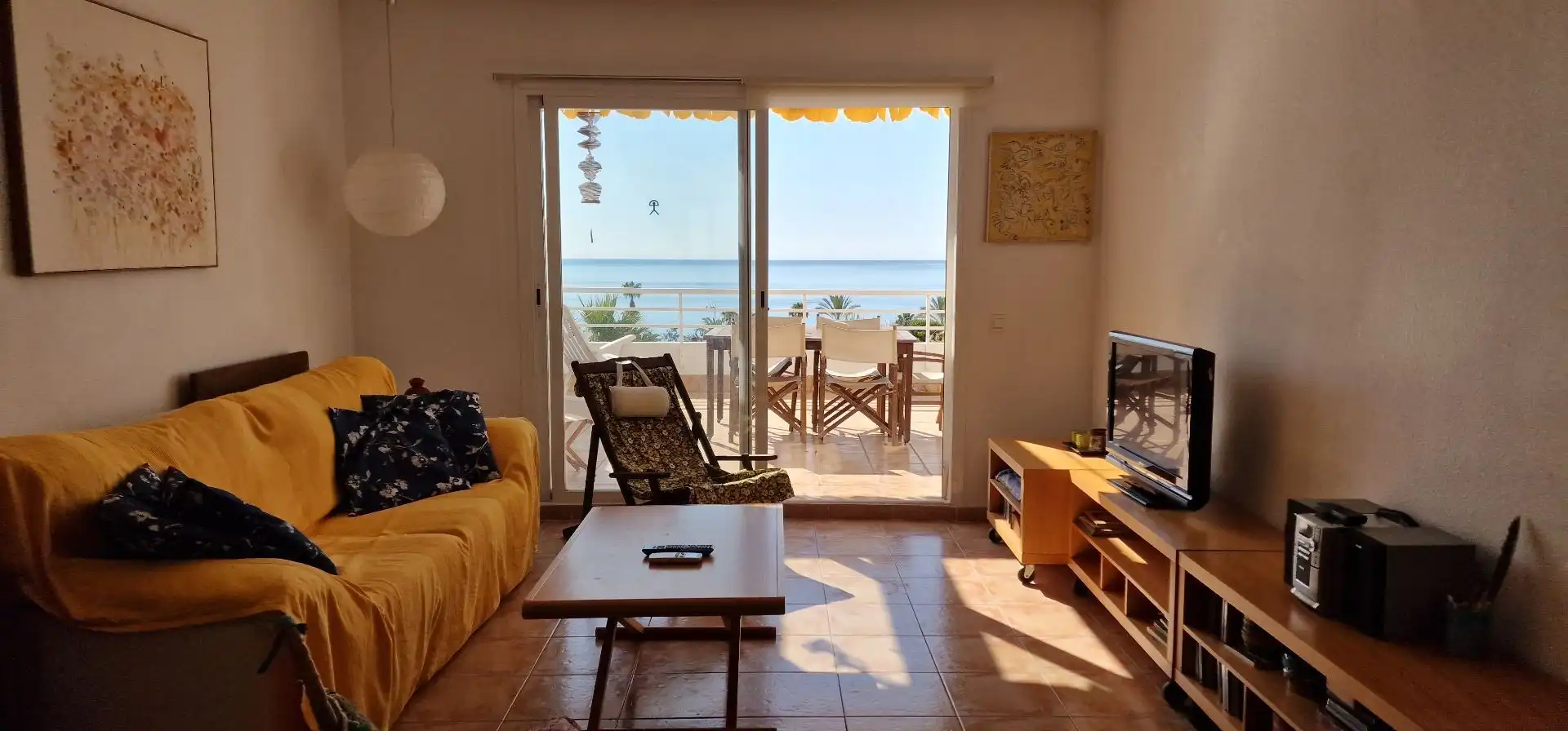 Sala d'estar de Apartament en venda en Mojácar amb Aire condicionat, Calefacció i Terrassa