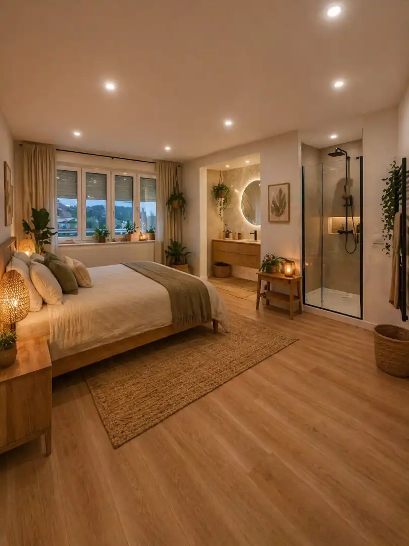Habitación de Casa adosada en venta en Santa Pola con Aire acondicionado, Calefacción y Jardín privado