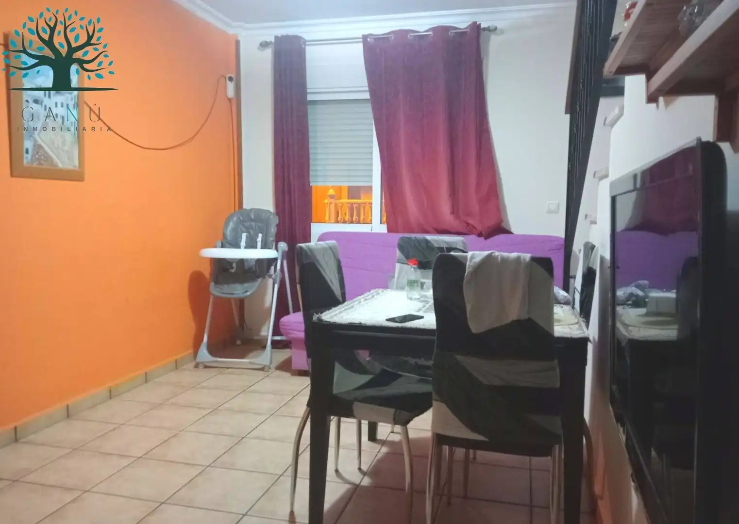 Comedor de Dúplex en venta en Mazarrón con Aire acondicionado, Terraza y Amueblado