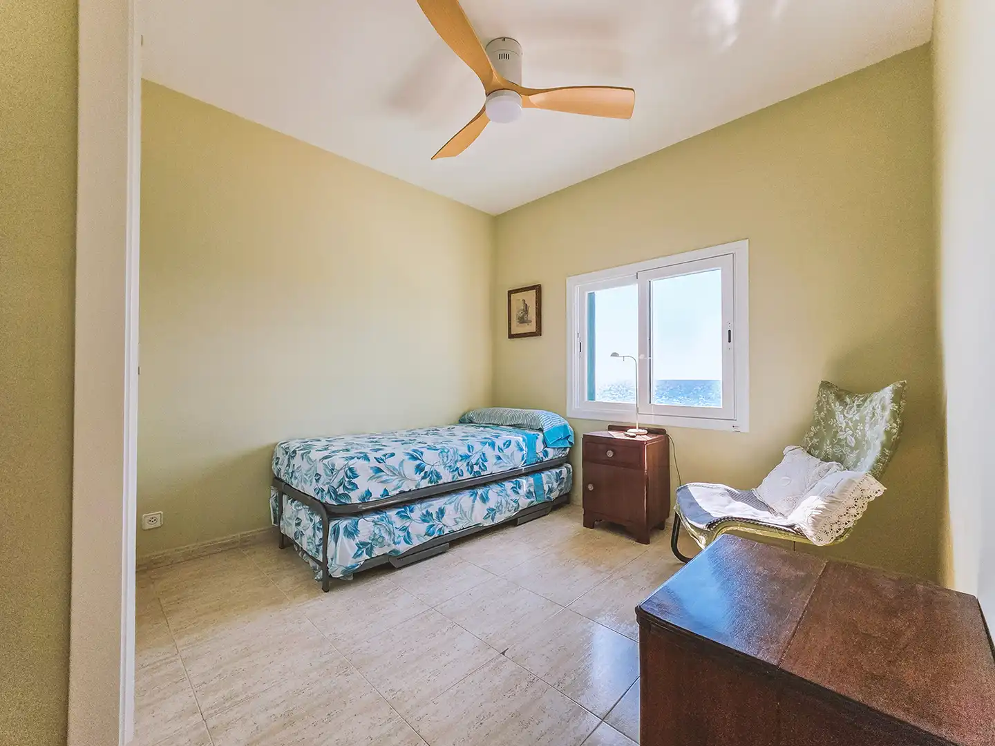 Bedroom of Flat for rent in Sant Pol de Mar  with Furnished, Oven and Washing machine