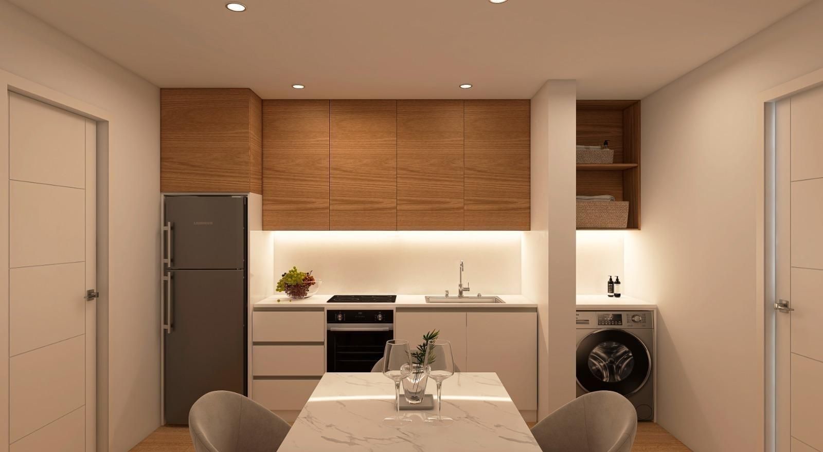 Kitchen of Flat for sale in Ferrol  with Heating and Storage room