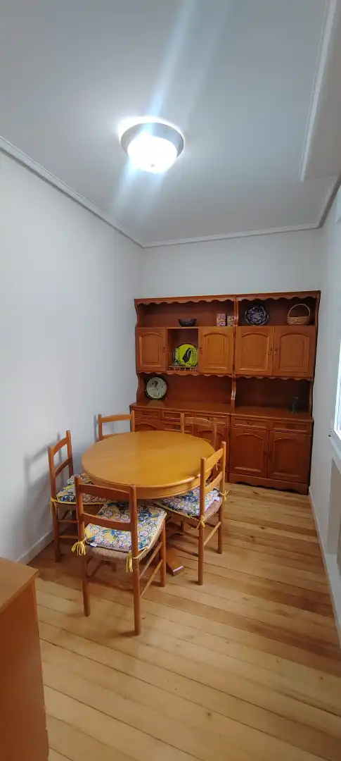 Esszimmer von Wohnung zur Miete in Bilbao  mit Heizung, Parkett und Terrasse