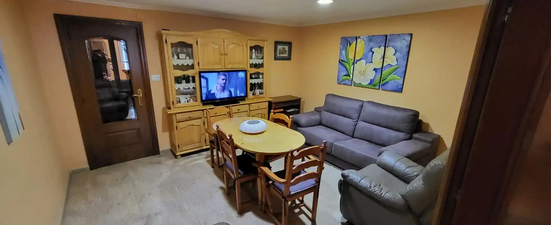 Sala de estar de Piso en venta en Algemesí con Aire acondicionado, Amueblado y Horno