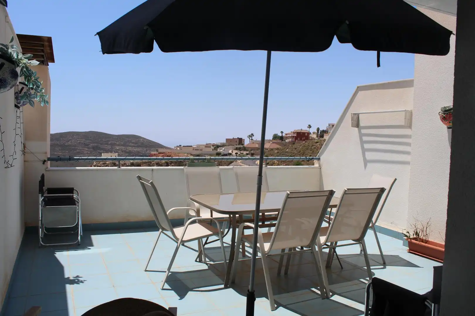 Terrassa de Apartament en venda en Vícar amb Aire condicionat, Jardí privat i Terrassa