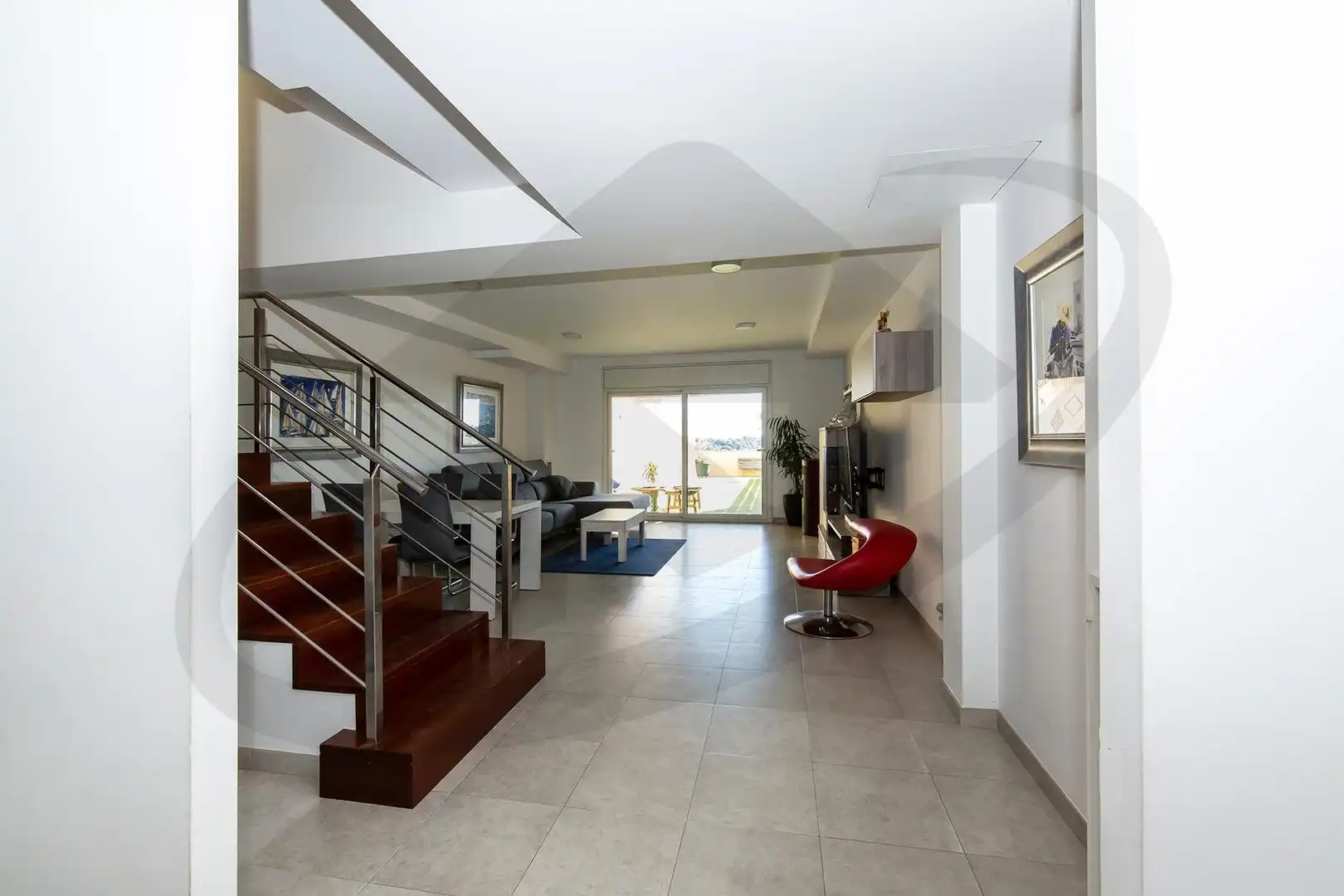 Sala de estar de Casa o chalet en venta en Castellar del Vallès con Aire acondicionado, Trastero y Balcón