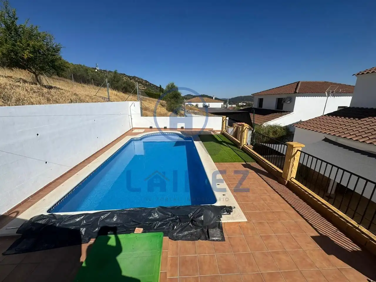 Piscina de Casa o xalet en venda en Villaharta amb Calefacció, Jardí privat i Terrassa
