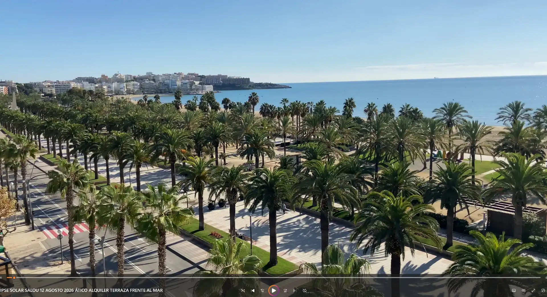 Vista exterior de Ático de alquiler en Salou con Aire acondicionado, Jardín privado y Terraza