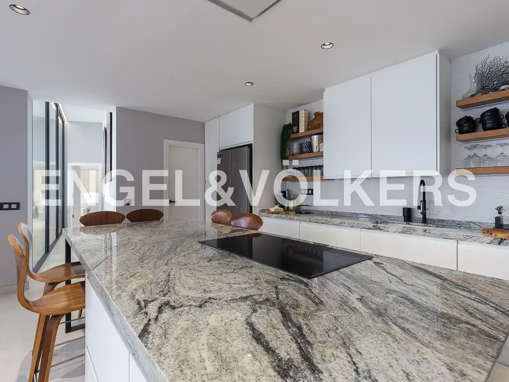 Cocina de Casa o chalet en venta en Cullera con Aire acondicionado, Calefacción y Jardín privado