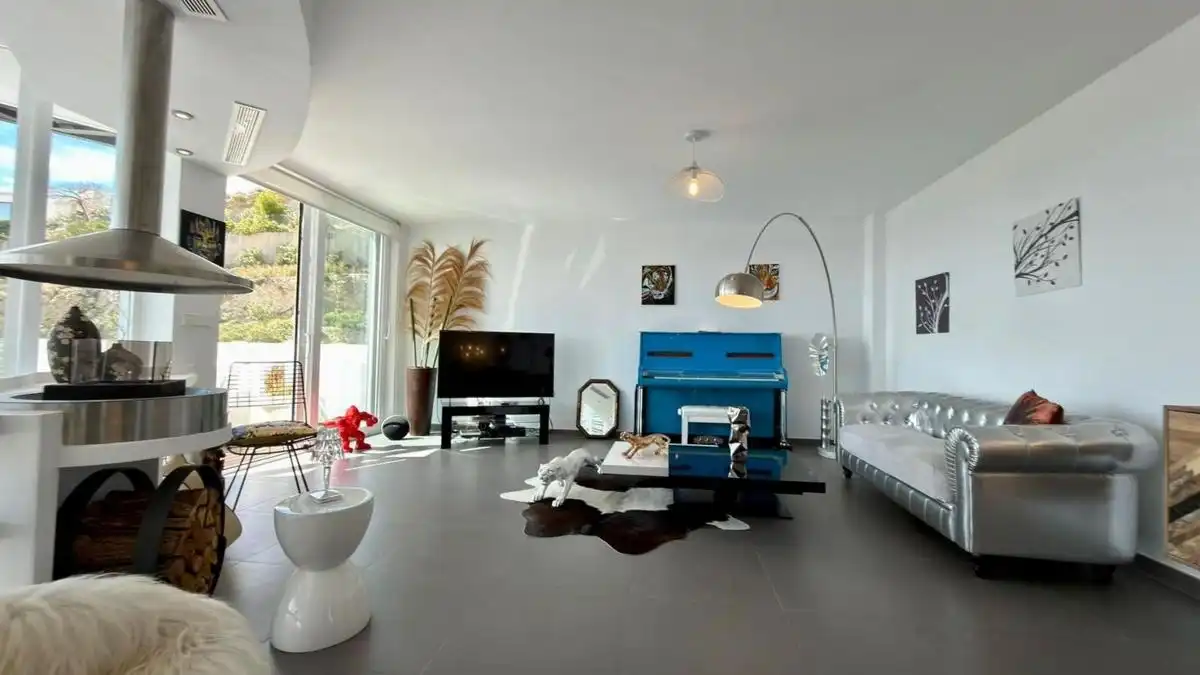 Sala d'estar de Dúplex en venda en Altea amb Aire condicionat i Jardí privat